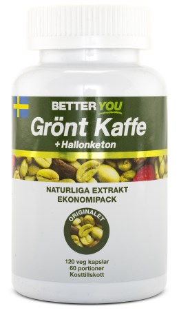 Better You, grönt kaffe + hallonketon